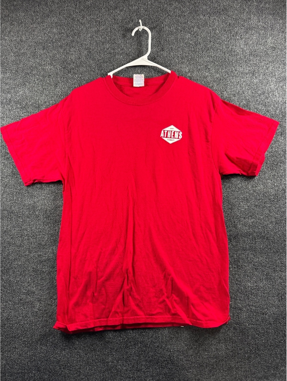 Athens Georgia 1806 Graphic T Shirt Men’s Medium Red Port & Company